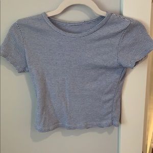 Brandy Melville Striped Flattering Tee